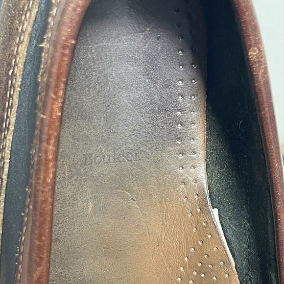 Allen Edmond Shoes Men 12 D Boulder‎ Leather Slip On Loafers Comfort Driving main image 7